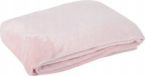 Puha takaró 150x200 cm rózsaszín, púderrózsaszín