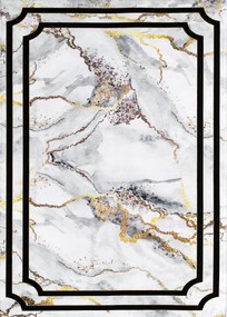 Szőnyeg 120x180 Világos Márvány Csúszásgátló Mosás