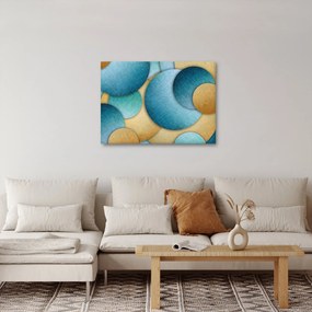 Az absztrakciós körök képe (70x50 cm)