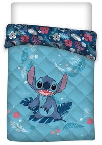 Disney Lilo és Stitch, A csillagkutya Leaf steppelt ágytakaró, paplan 140x200cm