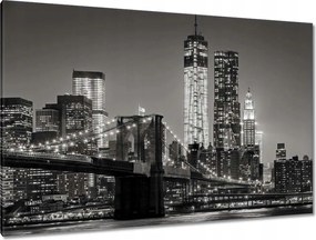 Festmények 120x80 New York Manhattan híd