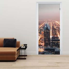 Fotótapéta ajtóra - Metropola (95x205cm)