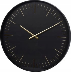 Kerek dekoratív falióra 50cm Minimalista, fekete-arany