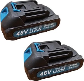 HAYAMI Akkus bozótvágó kerekekkel Hayami HA1025 + 2x akkumulátor + tartozékok + pengék + kések