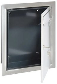 W4 beépíthető postaláda RAL7016 / rozsdamentes