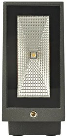 POLUX 319999 ORLEAN Modern Kültéri Fali Lámpa Fekete LED IP44