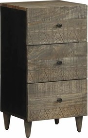vidaXL tömörfa mangó komód 40x33x75 cm