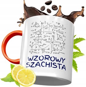 Narancssárga Bögre Sakkozóknak Ajándék fényképes nyomattal