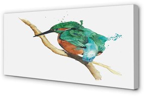 Canvas képek Színes festett papagáj 100x50 cm
