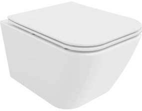 Mexen Madox perem nélküli wc csésze leeresztő automatikás ülőkével, duroplast, Fehér - 30154000
