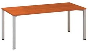 Alfa Office  Alfa 200 irodai asztal, 180 x 80 x 74,2 cm, egyenes kivitel, cseresznye mintázat, RAL9022%