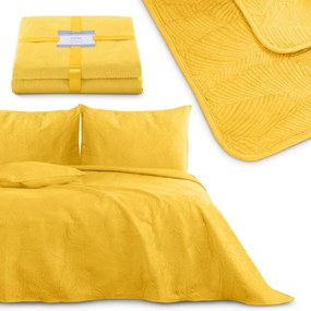 Okkersárga ágytakaró franciaágyra 200x220 cm Palsha – AmeliaHome