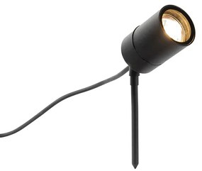 Okos, modern fekete spotlĂĄmpa IP44 WiFi GU10-zel - Solo