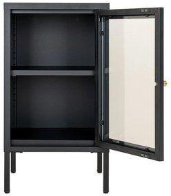 Fekete fém tálalószekrény 38x70 cm Dalby – House Nordic