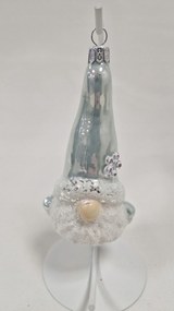 Karácsonyfadísz üvegből Manó