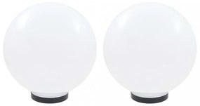 2 db LED gömblámpa 30 cm PMMA