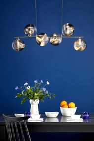 Dar Lighting modern függeszték spiral csiszolt króm darspi6450-19