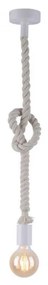 Leuchten Direkt 13572-16 - Csillár zsinóron DIY 1xE27/10W/230V fehér