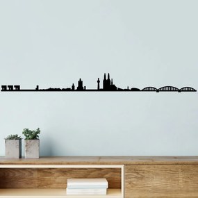Cologne fém fali dekoráció, 120×12 cm