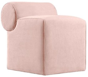 Puff TIKI 47x45 cm, rózsaszín