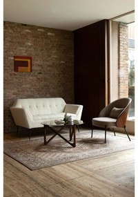 Krémszínű buklé kanapé 150 cm Kate – Dutchbone