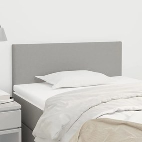 világosszürke szövet fejtámla 100x5x78/88 cm