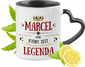 Marcel Bögre Fekete Szív Alakú Füllel Ajándék Nyomtatott