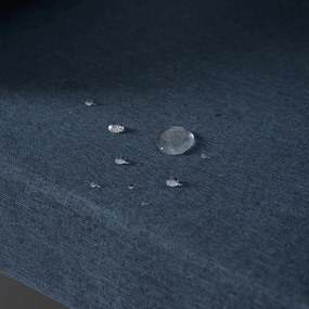 Kerti bútor szett sötétkék / fekete színkombinációban – NORMAN