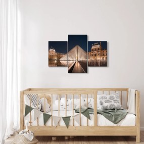 Kép - Louvre éjjel (90x60 cm)