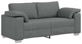 Kétfős Kanapé Sötétszürke 140 cm Szövet