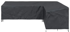 Kültéri bútor takaró Fekete 286 x 222 x 80 cm 600D szövet