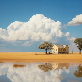 Poszter 50x50cm Ház