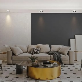 Briloner 7039-035 - KÉSZLET 3x LED Fürdőszobai beépíthető lámpa LED/5W/230V IP44