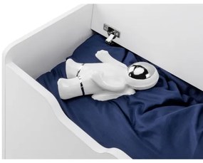 Gyermek tárolódoboz PABIS 50x60 cm fehér/kék