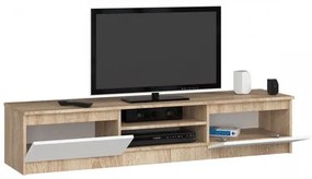 RTV TV asztal 160 cm sonoma tölgy / fehér