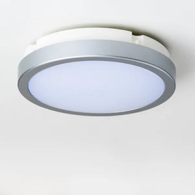 Brilagi - LED Fürdőszobai mennyezeti lámpa PERA 18W/230V átm. 22 cm IP65 ezüst