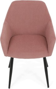 Étkezőszék rózsaszín kordbársony kárpittal – DCH-V4009 PINK6