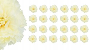 24x Virág Mesterséges Szegfű Termék nád kompozíció Mesterséges szegfű