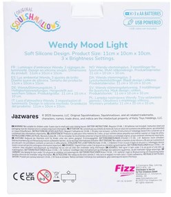 Zöld gyerek éjjelilámpa Fizz Wendy – SQUISHMALLOWS