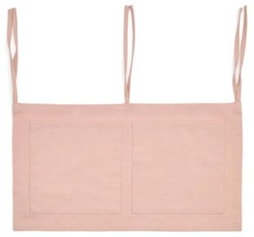 Rózsaszín pamut zsebes tároló kiságyra 45 cm Laily – Kave Home