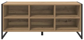 Cipőszekrény tárolóval Művészi tölgy 60 x 35 x 44 cm Faanyag