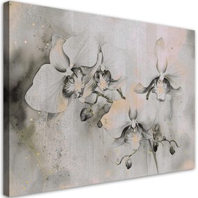 Gario Vászonkép Absztrakt virágzó orchideák Méret: 60 x 40 cm