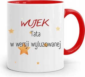 Piros Bácsi Bögre Laza Változatban, fényképes nyomattal