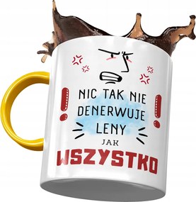 Sárga Bögre Lena Barátnő Feleség Barátnőjének Nyomtatott Fotóval