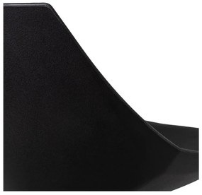 Fekete bőr utánzat állítható magasságú bárszék szett 2 db-os (ülésmagasság 56,5 cm) – Casa Selección