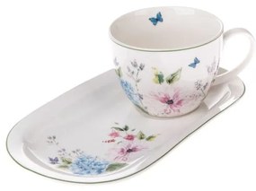 Fehér porcelán eszpresszó csésze 450 ml – Dakls