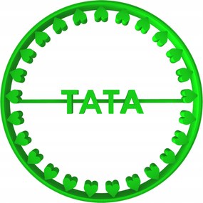 Forma LyukasztĂł MĂ©zeskalĂĄcs kiszĂșrĂł ApĂĄk Napja Apa SzĂv felirat Apa 8cm