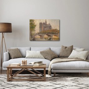 Kép - Robert William Vonnoh, Notre Dame de Paris, reprodukciók (70x50 cm)