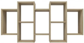 Odell Bilbao 7.0 fali polc, 129,5x65x20 cm, sonoma