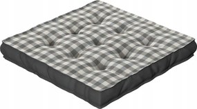 Dekoria Székpárna Kuba szürke-fehér kockás